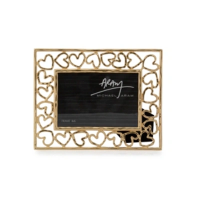 Shop Michael Aram Heart 4x6" Frame In Gold