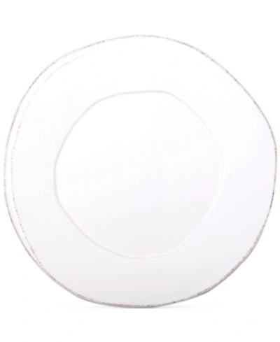 Shop Vietri Lastra Collection Canape Plate In White
