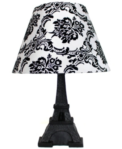 Shop All The Rages Simple Designs Eiffel Tower Paris Lamp With Shade In White