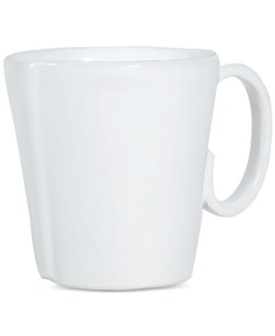 Shop Vietri Lastra Collection Mug In White