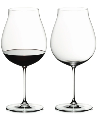 Shop Riedel Veritas New World Pinot Noir Wine Glass Set Of 2