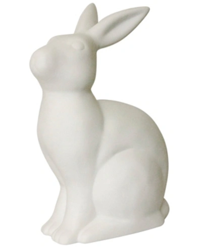 Shop All The Rages Simple Designs Porcelain Bunny Rabbit Shaped Animal Light Table Lamp In White