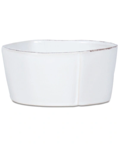 Shop Vietri Lastra Collection Medium Serving Bowl In White