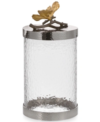 Shop Michael Aram Butterfly Ginkgo Medium Kitchen Canister In Silver