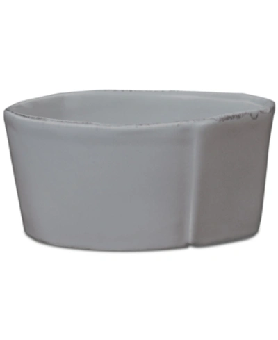 Shop Vietri Lastra Collection Medium Serving Bowl In Gray
