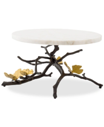 Shop Michael Aram Butterfly Gingko Cake Stand In White
