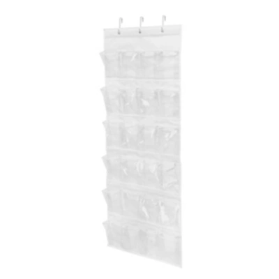 Shop Honey Can Do 24-pocket Over-the-door Shoe Organizer In White