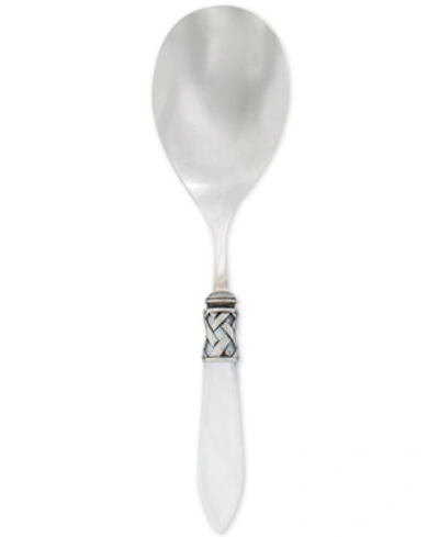 Shop Vietri Aladdin Antique Serving Spoon In White