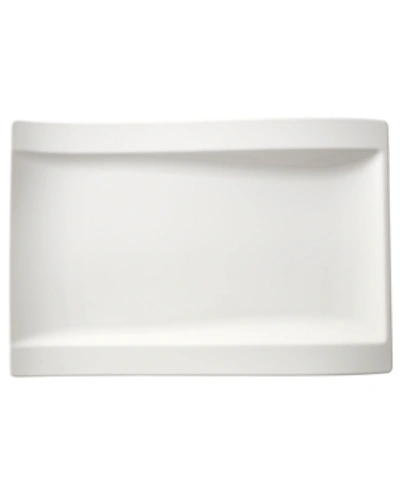 Shop Villeroy & Boch Dinnerware, New Wave Buffet Plate In White