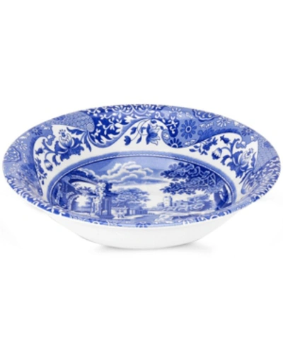 Spode Blue Italian 6.5" Cereal Bowl In Blue Italian