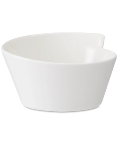 Shop Villeroy & Boch Dinnerware, New Wave Medium Round Salad Bowl In White
