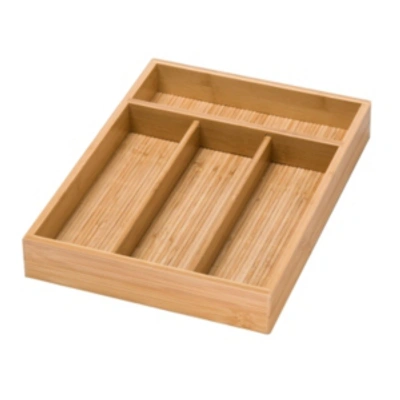 Shop Honey Can Do Bamboo 4 Compartment Utensil Tray
