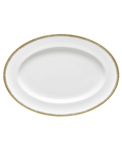 Shop Noritake Haku Oval Platter In White