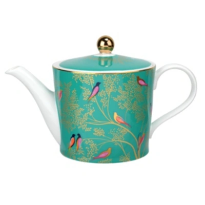 Shop Portmeirion Sara Miller Teapot In Green