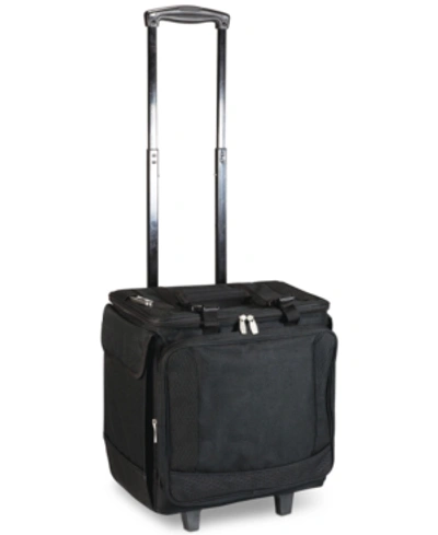 Picnic Time Legacy By  Bodega Rolling Wine Cooler In Black