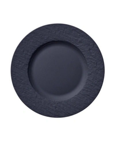 Shop Villeroy & Boch Manufacture Rock Dinner Plate In Black