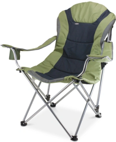 Shop Picnic Time By  Reclining Camp Chair In Green