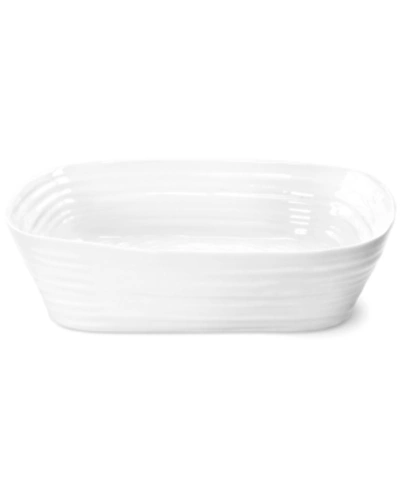 Portmeirion Sophie Conran Lasagna/rectangular Roaster, 11 1/2" X 9 1/2" In White