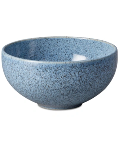 Denby Studio Blue Flint Large/ramen Noodle Bowl In Blue