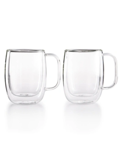 J.a. Henckels Zwilling  Sorrento Double Wall Coffee Mugs, Set Of 2