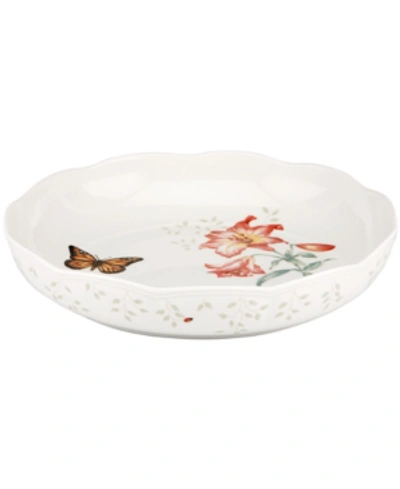 Shop Lenox Butterfly Meadow Scalloped Low Serving Bowl In White