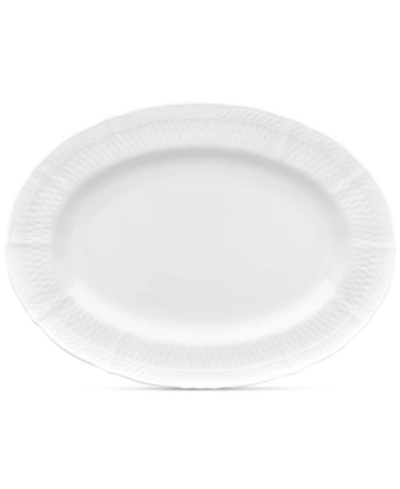 Shop Noritake Cher Blanc Oval Platter In White