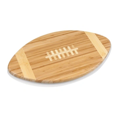 Picnic Time Touchdown! Football Cutting Board & Serving Tray In Natural Wo
