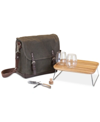 Shop Picnic Time By  Adventure Wine Tote In Khaki