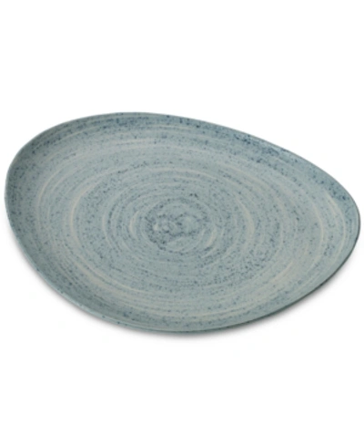 Shop Mikasa Whistler Serving Platter In Blue