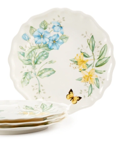 Lenox Butterfly Meadow Set Of 4 Melamine Salad Plates