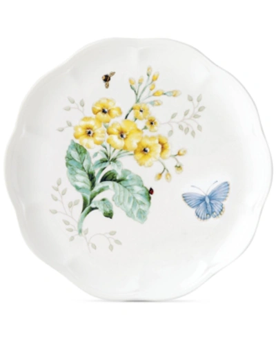 Shop Lenox Butterfly Meadow 9 In. Porcelain Accent/salad Plate In Fritillary