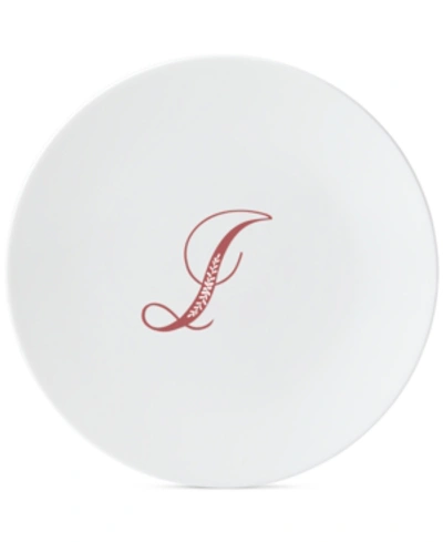 Shop Lenox Merlot Script Monogram Accent Plate In I