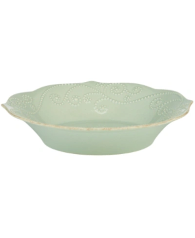 Shop Lenox Dinnerware, French Perle Individual Pasta Bowl In Ice Blue