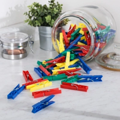 Shop Honey Can Do Multi Colored Set Of 200 Plastic Clothespins