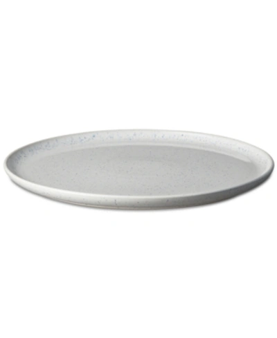 Denby Studio Blue Chalk Round Platter In Blue