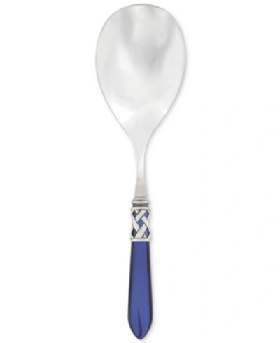 Shop Vietri Aladdin Antique Serving Spoon In Blue