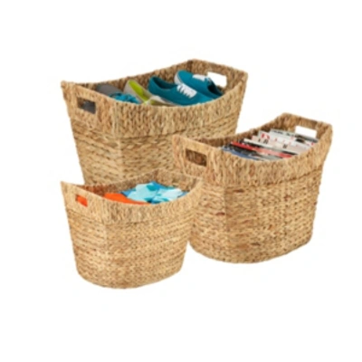 Shop Honey Can Do 3-pc. Tall Baskets In Beige