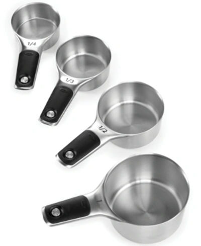 Shop Oxo Good Grips Set Of 4 Stainless Steel Magnetic Measuring Cups