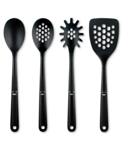 Oxo Kitchen Tool Set, 4 Piece Nylon Good Grips In Black