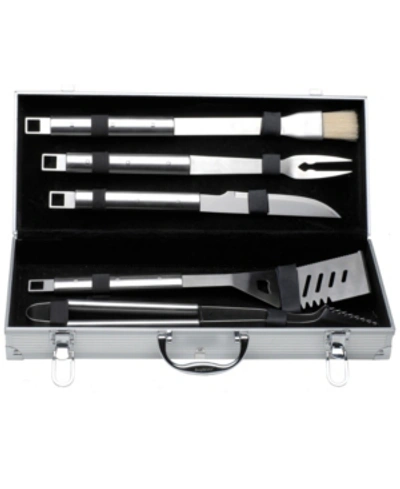 Shop Berghoff Essentials Collection Cubo 6-pc. Bbq Set In Stainless Steel