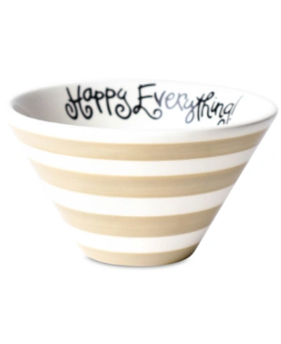 Shop Coton Colors Cobble Stripe Be Happy Mod Small Bowl In Beige