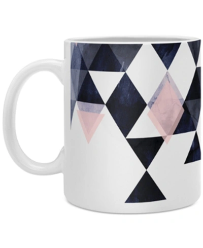 Shop Deny Designs Emanuela Carratoni Blue Geometry Coffee Mug
