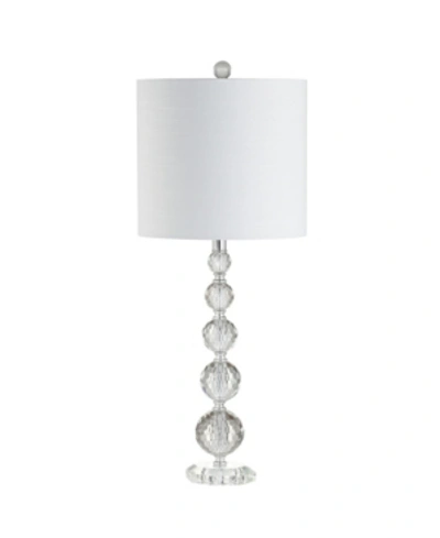 Jonathan Y Nala Crystal Led Table Lamp In Clchrome