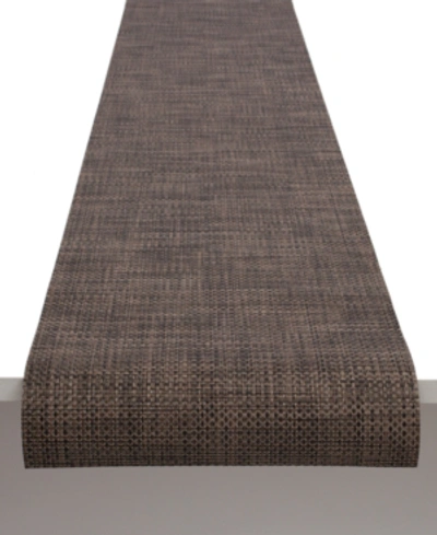 Shop Chilewich Basketweave Runner In Earth