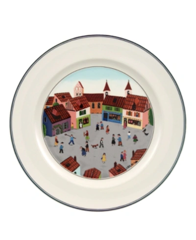 Shop Villeroy & Boch Design Naif Dinner Plate Old Village Square