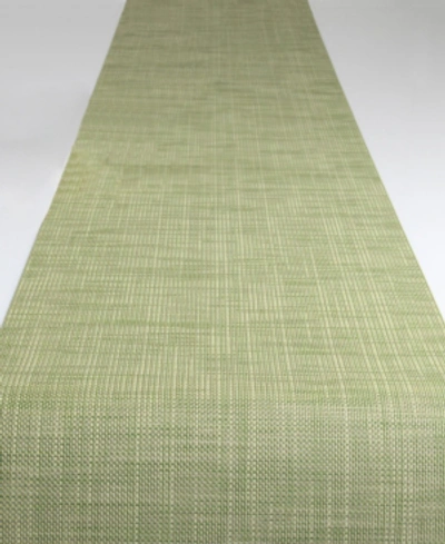 Shop Chilewich Mini Basketweave Table Runner In Dill