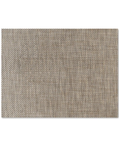 Chilewich Mini Basketweave Placemat, 14" X 19" In Latte