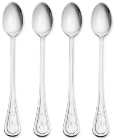 Shop Towle Palm Breeze 4-pc. Iced Beverage Spoon Set In Grey Group
