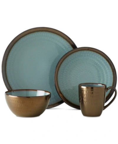 Shop Mikasa Gourmet Basics By  Anastasia 16-piece Dinnerware Set In Blue