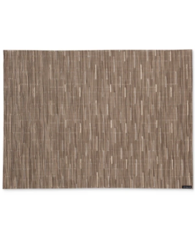 Shop Chilewich Bamboo Woven Vinyl Placemat 14" X 19" In Dune